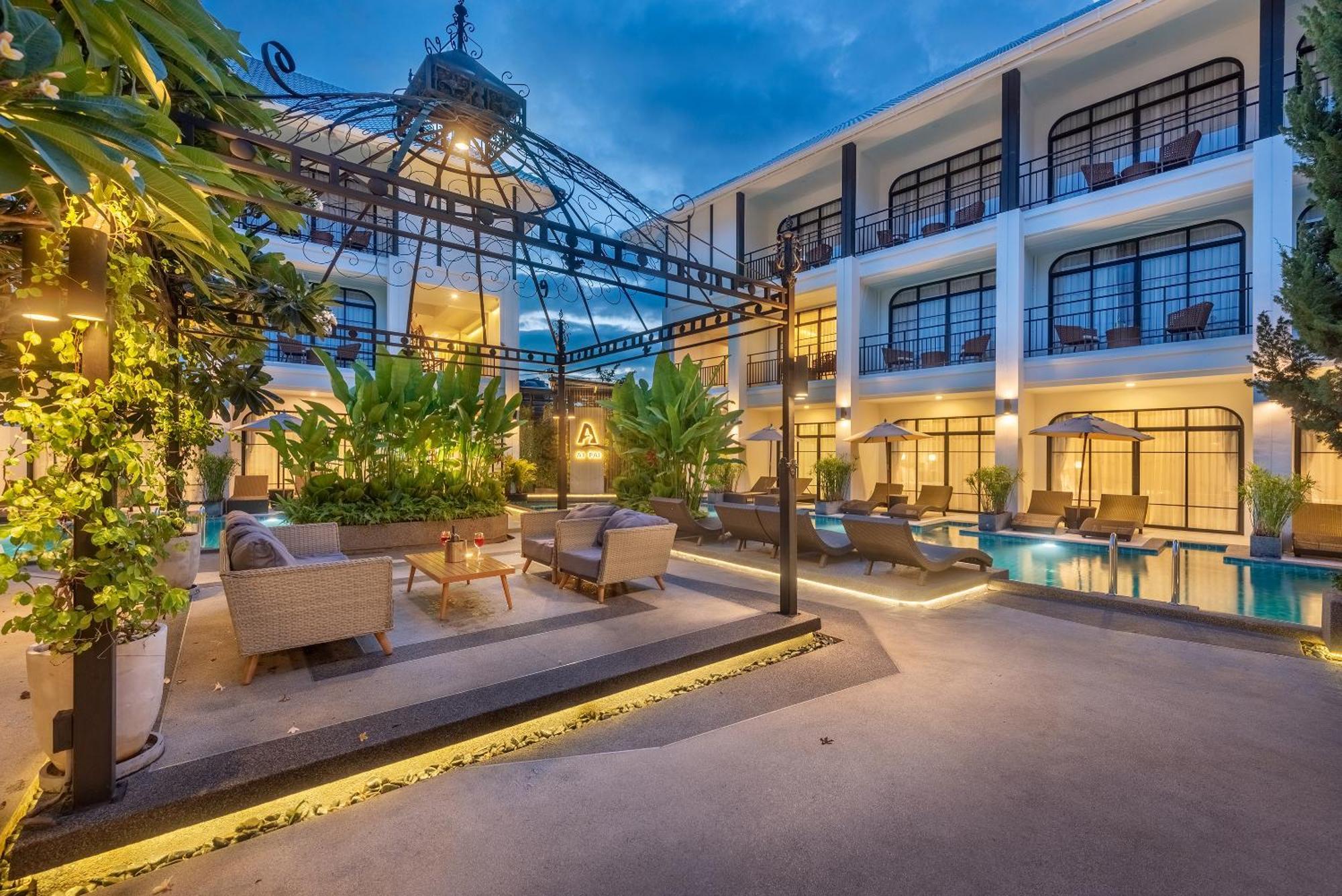 Ai Pai Hotel Bagian luar foto