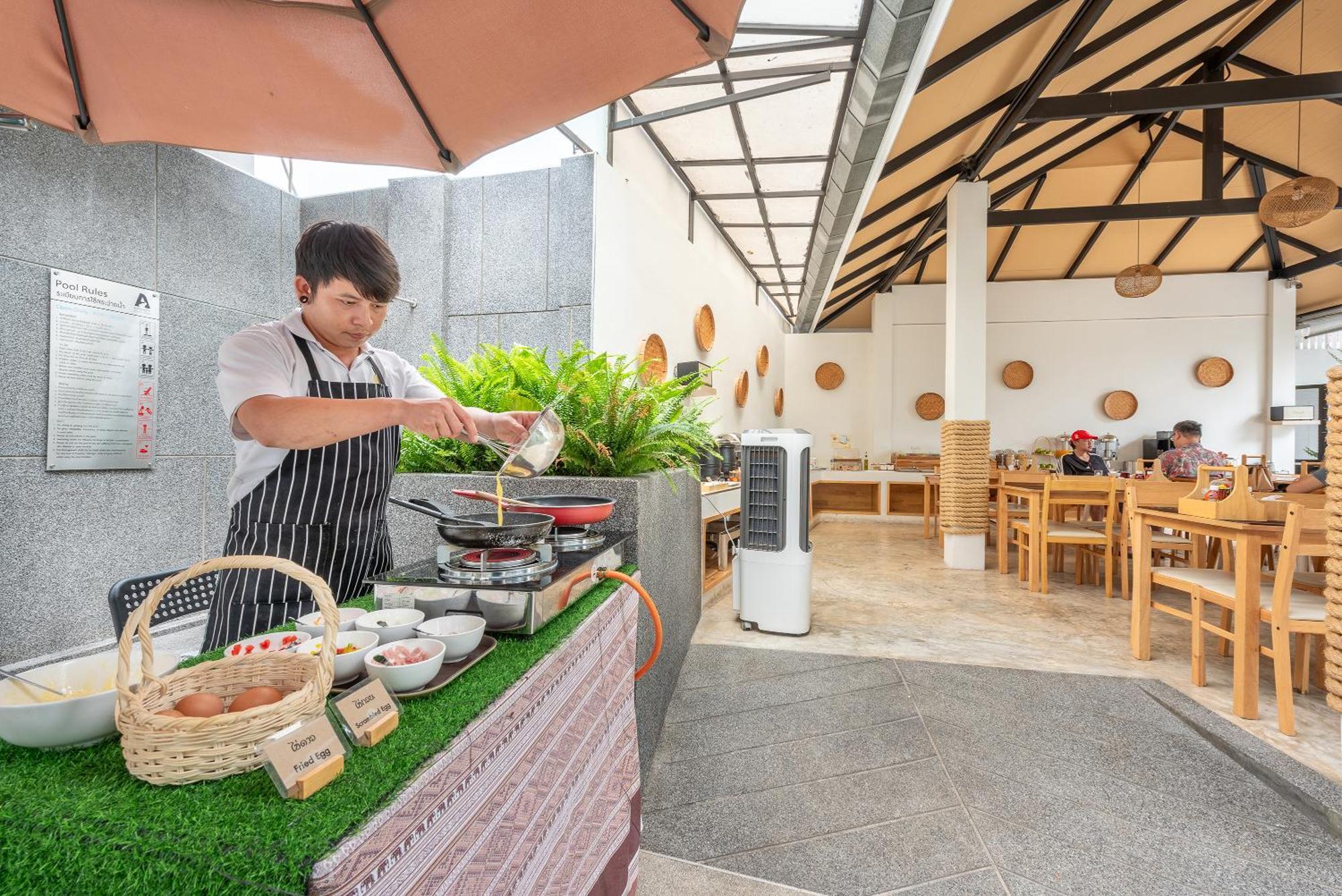 Ai Pai Hotel Bagian luar foto